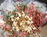 スモークチーズ干しエビのごはんでおにぎり作り方2写真