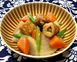 簡単に作れる♪大根と牛蒡天の煮物作り置き作り方6写真