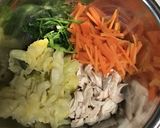 せりとささみの和え物　河内長野市学校給食作り方3写真