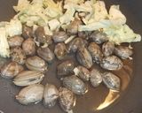 アサリとキャベツの焼きラーメン作り方1写真