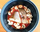 お祝いに☆鯛とトマトの炊き込みご飯作り方3写真