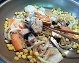 鮭とほうれん草のスパゲッティグラタン作り方3写真