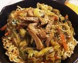 固焼きあんかけごましょうゆラーメン作り方6写真