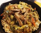 固焼きあんかけごましょうゆラーメン作り方6写真