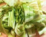【所要時間5分】春キャベツの甘酢和え作り方1写真