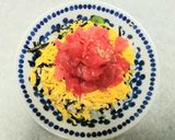 マグロ海鮮ちらし寿司♪生姜入り酢飯で♪作り方8写真