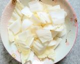 かぼちゃと白菜の胡麻和え♪作り方1写真