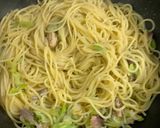 鯖缶とネギのレモンペペロンチーノ作り方8写真