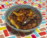 超簡単☆激うま♫たっぷり大蒜の麻婆なす丼作り方13写真