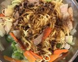冷凍カット野菜で作る手抜き焼き蕎麦作り方7写真