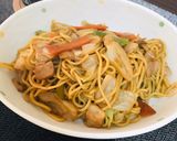 冷凍カット野菜で作る手抜き焼き蕎麦作り方8写真