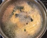 鶏笹身の韮玉中華スープ作り方12写真