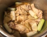 手羽元とねぎのしょうが煮作り方2写真