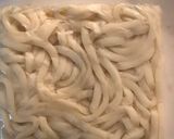 包丁まな板不要！舞茸と豚ひき肉の焼うどん作り方4写真