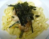 鶏の味噌漬けの親子パスタ。作り方6写真