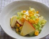 りんご・キャベツ・コーンのレモン汁和え♪作り方5写真
