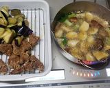 レバエリ茄子味噌炒め作り方2写真