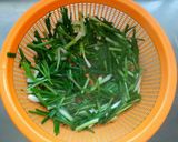 ワケギと炒り卵の白味噌マヨ作り方3写真