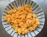 ワケギと炒り卵の白味噌マヨ作り方5写真