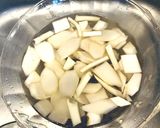ウドと豚肉の田舎風甘辛煮「おうち居酒屋」作り方3写真