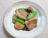 里芋と豚バラの煮物作り方5写真