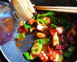 簡単✨たこのチリソース炒め作り方8写真