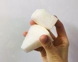 ピーラーで　大根 リンゴ 人参のサラダ作り方1写真