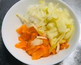 ピーラーで　大根 リンゴ 人参のサラダ作り方4写真