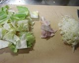 電子レンジでキャベツの一人カレー作り方1写真
