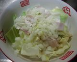 電子レンジでキャベツの一人カレー作り方2写真