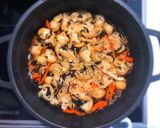 お鍋でベビーホタテの炊き込みご飯作り方3写真