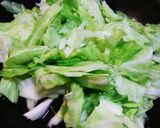 キャベツのラー油炒め♪作り方3写真