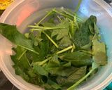 ほうれん草と余り野菜のバター炒め作り方1写真