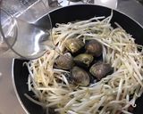 ハマグリともやし炒め作り方5写真