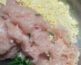 ワンちゃん用 鶏ササミバーグ チーズ入り作り方1写真