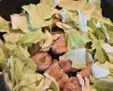 キャベツとチキンの甘辛丼【作り置き】作り方3写真