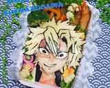 鬼滅の刃★ 伊黒小芭内キャラ弁作り方21写真