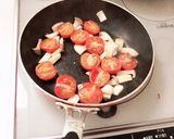 夏野菜とエリンギのさっぱりバジルパスタ作り方2写真