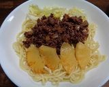 フルーツ汁なしタンタンメン作り方9写真
