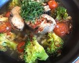 鯖とブロッコリーのペペロン蒸し！作り方7写真