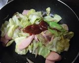 キャベツとギョニソのケチャップ炒め作り方5写真