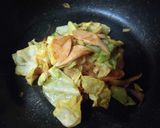 キャベツとギョニソのケチャップ炒め作り方6写真
