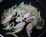 玉ねぎとギョニソのケチャップ炒め作り方6写真