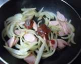 玉ねぎとギョニソのケチャップ炒め作り方7写真