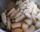 美味♪簡単♪手羽中スティックと大根の煮物作り方5写真
