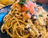 明太クリームパスタ作り方4写真