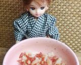 リカちゃん♡海鮮サラダ軍艦巻き作り方4写真