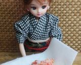 リカちゃん♡海鮮サラダ軍艦巻き作り方5写真