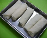 簡単！春の春巻き☆アスパラ筍作り方2写真