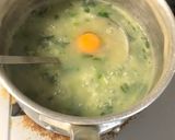 簡単！たまごお粥＊ほうれん草入り♪作り方5写真